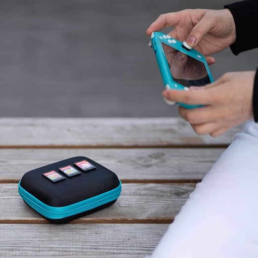 ButterFox 45+12 Switch Game Case for Nintendo Switch (45 physical+12Micro SD digial slots), Switch Game Card Storage Holder or SD Memory Card Case (45 Blue/Black) - Image 6
