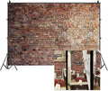 Vintage Red Brick Wall Backdrop for Photography 5x3ft Rustic Old Brick Wall Photography Background Newborn Baby Shower Kids Adult Portrait Background Birthday Cake Table Photo Booth Studio Prop by Unknown