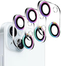 Dengduoduo 3 Pack Tempered Glass Camera Lens Protector for iPhone 15 6.1" & for iPhone 15 Plus 6.7", Ultra HD, 9H Hardness, Anti-Scratch, Case Friendly, Easy to Install [No Affect on Night Shots] by Dengduoduo