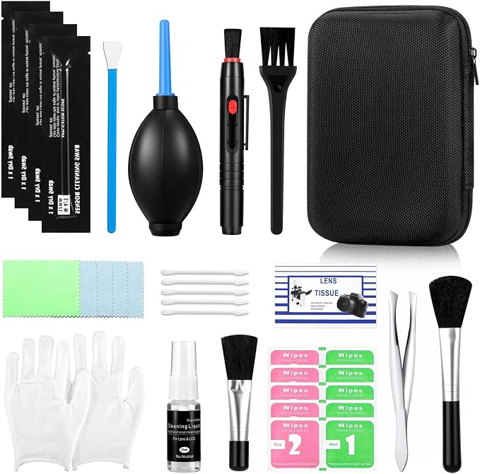 Camera Cleaning Kit for DSLR & Mirrorless Cameras - Camera Accessories Lens, Sensor & Camera Lens Cleaning Kit, Perfect Photographer Gifts, Accessories Sensor Cleaning kit - Image 7