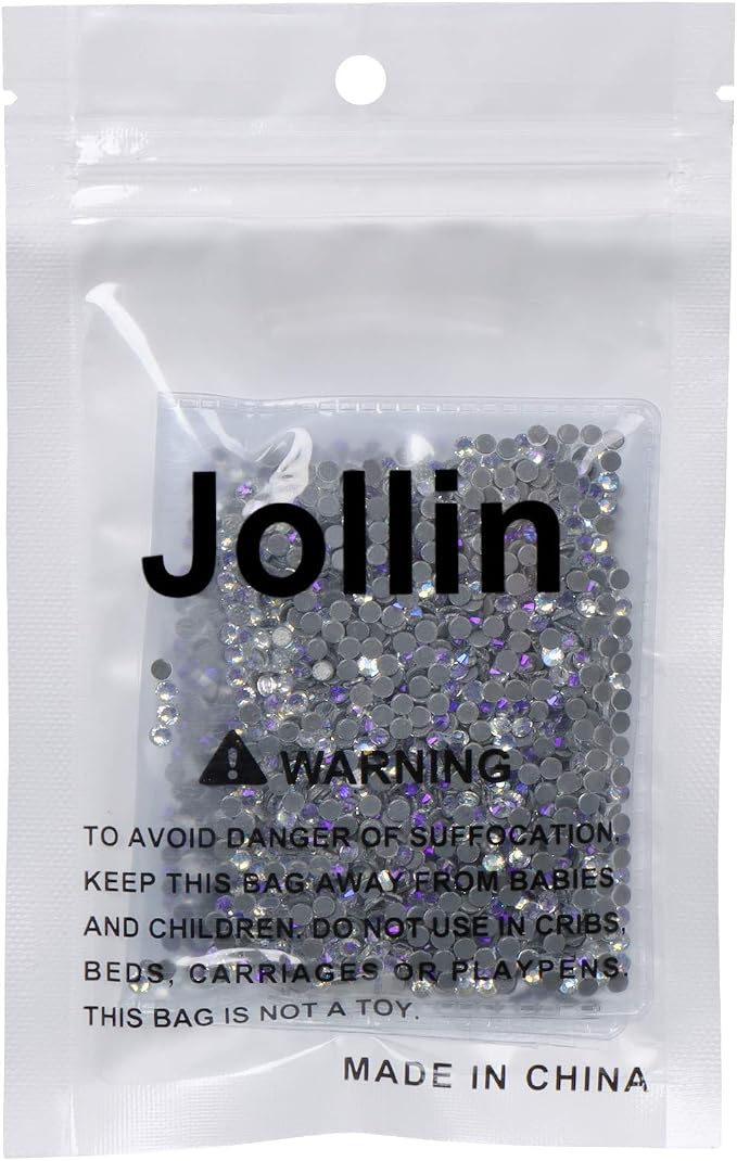 Jollin Hotfix Rhinestones Flatback Crystal Gems 2.8mm SS10, Moonlight | 2880pcs Hot Fix Crystals Glass Rhinestones for Bedazzling, Crafting, Clothes, Shoes & Accessories DIY Decoration - Image 7