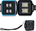 JJC Small CFexpress Type A Card Case Holder for 4 CF Type A & 8 Micro SD | 12 Slots, Slim & Lightweight Design, Water-Resistant & Shockproof, Soft EVA Interior, Includes Wrist Strap, Easy to Carry by JJC