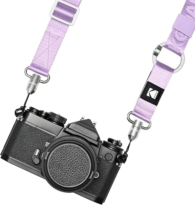 KODAK Multi-Purpose Camera Strap (Purple) - Quick-Detach System, Lightweight, Durable Metal Swivels, Multiple Usages, SLR Cameras, Compact Cameras, Smart Phones - Image 3