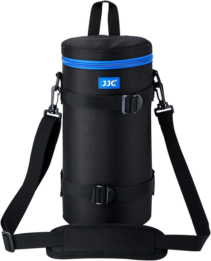 Large Camera Lens Case for Sigma 150-600mm C & Nikon 200-500 Below 5x11.4'' | Deluxe Camera Lens Carrying Bag for Tamron SP 150-600mm f/5-6.3 Di VC USD G2,RF 800mm f/11 IS STM, JBL Xtreme and Lenses by JJC