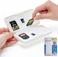 SD Card Holder Case, 6 Slots Memory Card Carrying Storage Box for SD and MicroSD Cards, Compact and Portable by CIXIZUIJIA