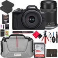 Canon EOS R50 Mirrorless Camera Body w/ 2 Lens Kit RF-S 18-45mm is STM and RF-S 55-210mm is STM 5811C022 Bundle w/Deco Gear Camera Bag + 2X Battery + 128GB Memory Card + Photography Ebook & More by Unknown