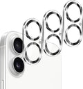 Dengduoduo Camera Lens Protector for iPhone 16 and 16 Plus 3 Pack, Tempered Glass, Ultra HD, 9H Hardness, Anti-Scratch, Case Friendly, Easy to Install [No Affect on Night Shots] by Dengduoduo