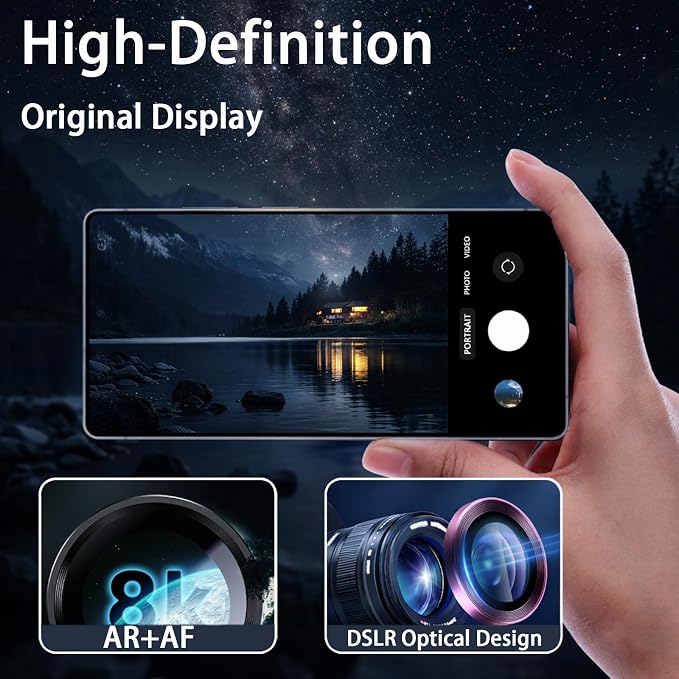 2 Pack for Samsung Galaxy S26 Ultra Camera Lens Protector,9H Tempered Glass Lens Screen Protector,Ultra HD Anti Scratch Camera Cover for Galaxy S 26 Ultra 2026,Pink - Image 6