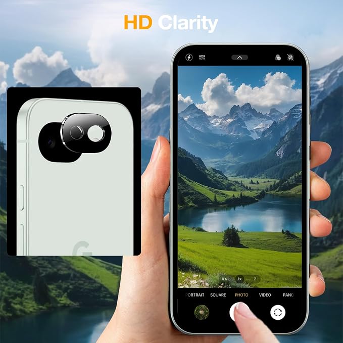 [2+2 for Google Pixel 10A Screen Protector & Camera Lens Protector | HD Clear, 9H Tempered Glass, Fingerprint Unlock, Anti-Scratch, Full Coverage, Case Friendly, Bubble Free, Easy Install - Image 7