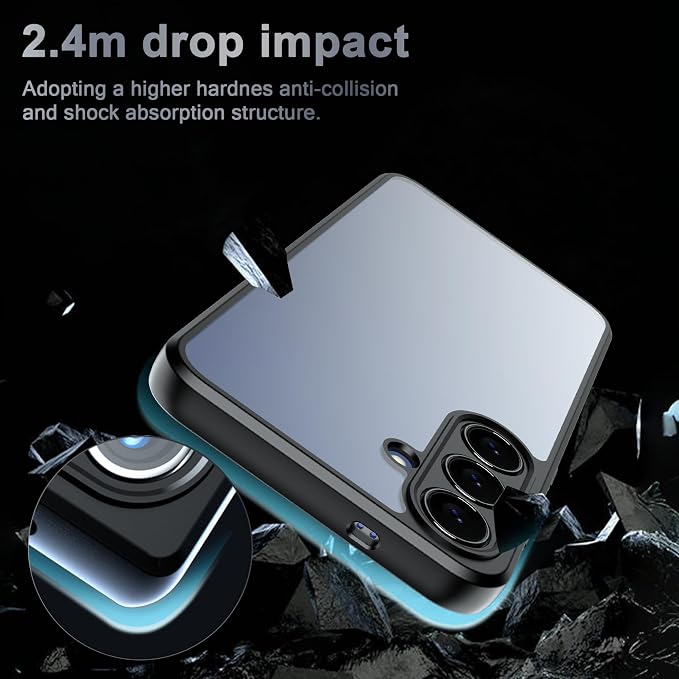 for Samsung Galaxy S25 FE Case with screen protector,high qualit,PC Material,Scratch Resistant,FlexibleFull Protection Anti-Skid - Image 4