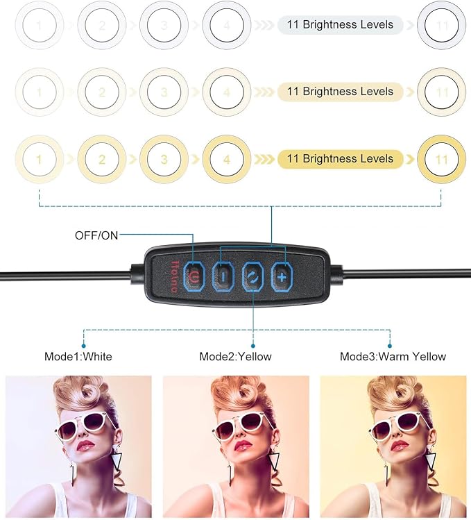 Video Conference Lighting Kit, Ring Light Clip on Laptop Monitor, 6" Dimmable LED Circle Selfie Light for Zoom Meeting/Remote Working/Zoom Calls/Live Streaming/Video Recording - Image 2