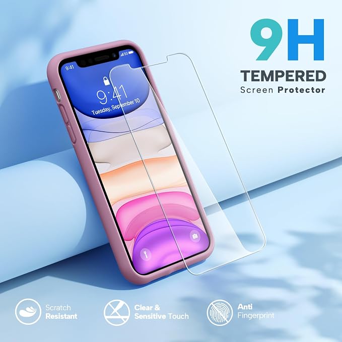 Miracase Silicone for iPhone 11 Phone Case, Blackcurrant | Soft Anti-Scratch Microfiber Lining, Premium Silicone Cover Shockproof Drop Protection Phone Case for 11 - Image 6