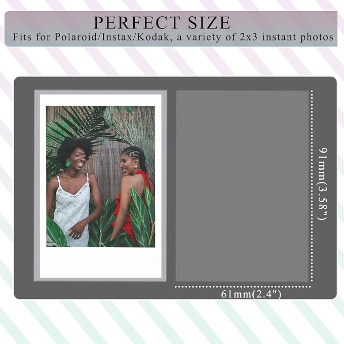 Kpop Photocard Sleeves with Storage Box, 100pcs 2x3 Mini Photo Holder | Clear Photo Shield Cover for Instax Mini Film/Kpop, PVC-Free & Acid-Free Polypropylene Card Protector (60x90mm/2.36x3.54in) - Image 4