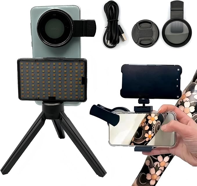 Tattoo Light with CPL Filter Lens Remove Glare LED Tattoo Photography Video Lights for Taking Tattoo Photos, Video Recording,TikTok,YouTube,for Phone, Camera, Laptop by Anghie