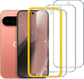 ivoler Screen Protector for Google Pixel 11 Pro XL Tempered Glass 3-Pack | with [Easy Installation Frame], Anti-Scratch Case Friendly Clear HD Film for Google Pixel 9 Pro XL 6.8inch by iVoler