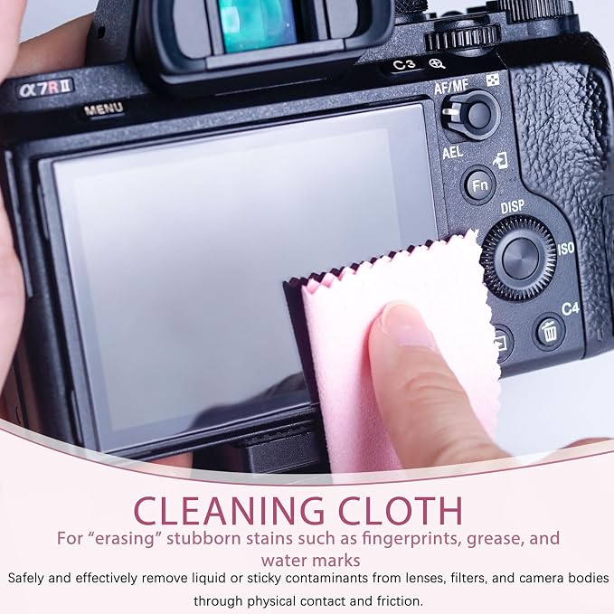 Camera Cleaning kit - Professional Camera Lens Cleaning Kit,Complete DSLR & Mirrorless Camera Sensor Cleaning Set Kit with Lens Pen, Blower, Brush, and Solution for Photography Essentials - Image 6