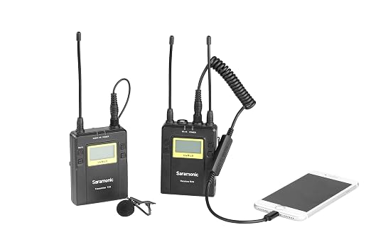 Saramonic LC-C35| Locking 1/8" TRS Male to Apple Lightning Output Cable for iPhone & iPad - Stereo and Mono for Wireless Microphone Recievers & More by Saramonic