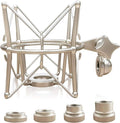 Microphone Shock Mount Mic Holder - Anti Vibration Spider Shockmount Compatible with Many Condenser Mics Like AT2020 MXL 770 MXL 990 Samson C01 Rode Procaster NT1-A Neumann U87 etc. by Boseen