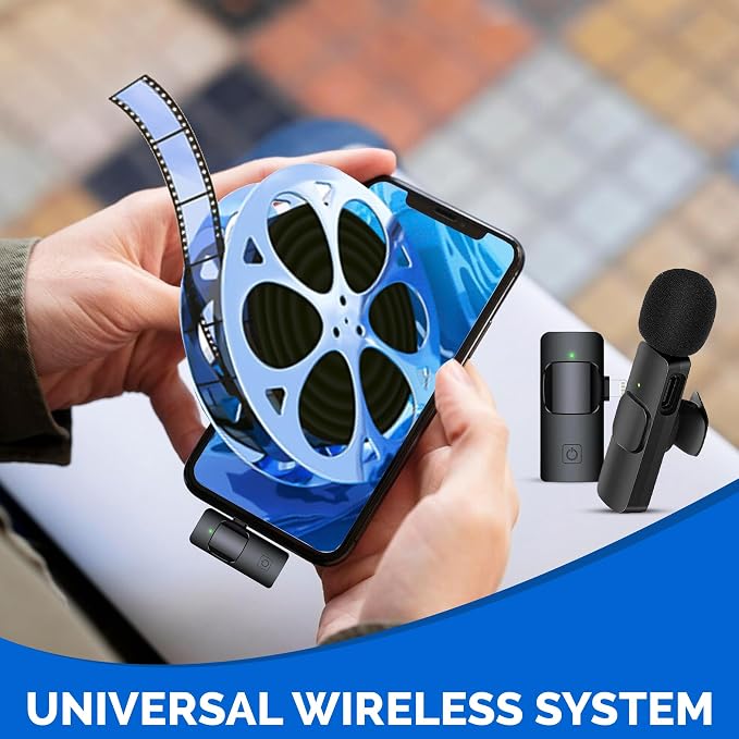 Black Swan Distributors - Wireless Lavalier Microphones (2) - with Smart Noise Cancellation & 7-Hour Battery Life - Includes Receiver & Charging Cord - Image 7