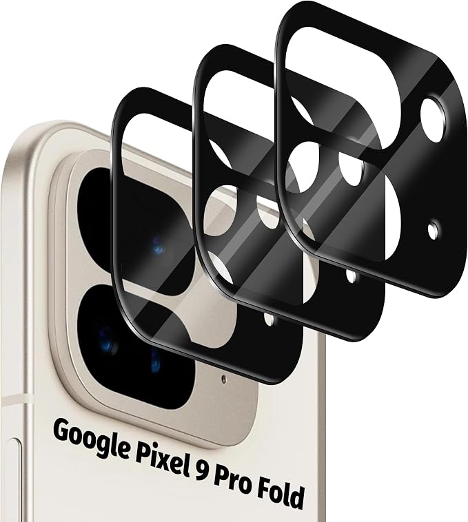 Orzero (3 Pack) Camera Lens Protector Compatible for Google Pixel 9 Pro Fold, Protector de Cámera Tempered Glass 9H Anti-Scratch Case Friendly Does Not Affect Night Shots and Flash by JumpIntoOrzeroLet%E2%80%99sExploreLikeNeverBefore