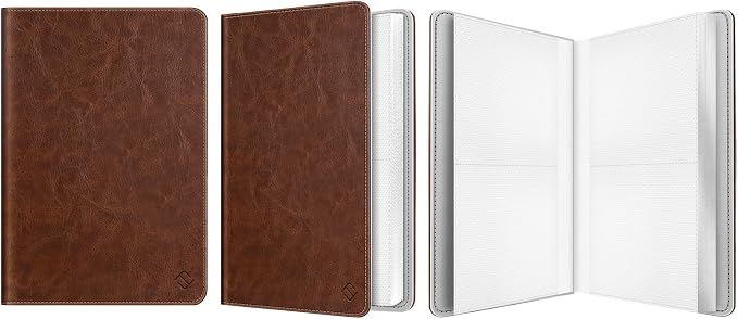 Fintie Photo Album for 3.5x4.25 Inch Polaroid Films, 64 Pockets | For Fujifilm Instax Wide Films, Polaroid Now+, Flip I-Type 600 Sx-70 Photos, Small Wallet Album, Memory Book, Vintage Brown - Image 8