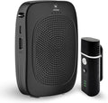 Bluetooth Voice Amplifier with Wireless Lavalier Lapel Mic for Teachers | Portable Speaker Clip-On Microphone, Mini Megaphone PA System for Classroom/Yoga/Public Events C006 by YOCEWECA