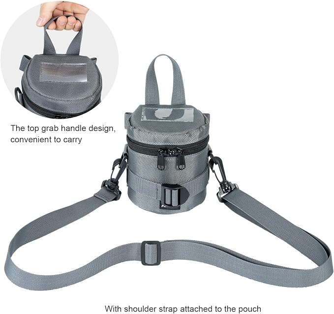 FOMITO Water-Resistant Camera Lens Pouch Bag - Shockproof Protective Case 3.94"x4.33" - Image 5