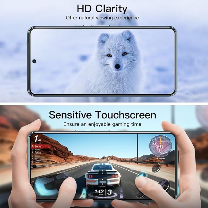 JETech Full Coverage Screen Protector for Google Pixel 8 Pro, 2+2 Pack | with Camera Lens Protector, HD Clear Tempered Glass, Anti-Scratch Protection, Easy Installation Tool - Image 7