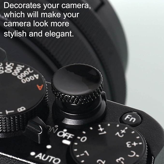 Soft Shutter Release Button(3 Pcs Black),Pure Copper Camera Shutter Button - Image 5