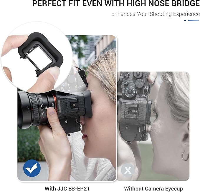 A7R VI Eyecup,Replace Sony FDA-EP21 Camera Eyecup for Sony A7V A7IV A7RV | Soft Silicon,Camera Eyecup Viewfinder,for Sony A7R VI A7 V A7V A7IV A7R V A7RV A1 II A9III A1II A7S III A7SIII - Image 4