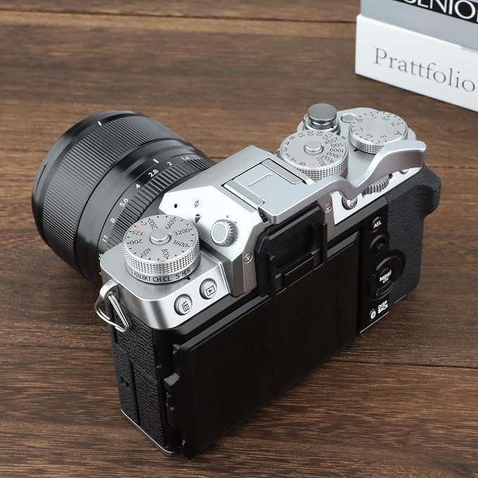 Haoge THB-XT5S Hand Grip Metal Hot Shoe Thumb Up Rest for Fujifilm Fuji X-T5 Camera Foregrip Silver - Image 8