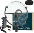 Parabolic Directional Microphone (3.5mm TRRS + USB-C Bundle) Professional External Long Range Recording, DSLR Camera, & Smartphone Mic for Birding, Listening, and Shotgun Boom Alternative by SoundShark-ParabolicMics