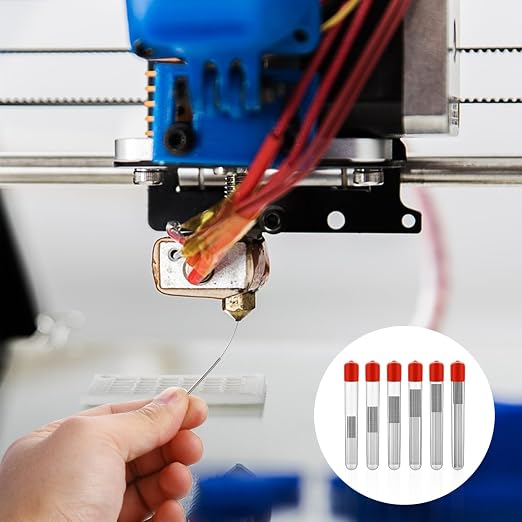 60 Pieces 3D Printer Nozzle Cleaning Kit,Stainless Steel Nozzle Cleaning Needles 3D Printer Tool Kit 3D Printer Nozzle Cleaner 3D Printer Accessories (Diameter 0.15/0.2/0.25/0.3/0.35/0.4mm) - Image 7