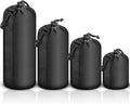 Selens 4 Pack Lens Cases with Thick Protective Neoprene Camera Lens Pouch | for DSLR Camera Lens Sony Nikon Olympus Panasonic - Size: Small, Medium, Large and Extra Large Pouches by Selens