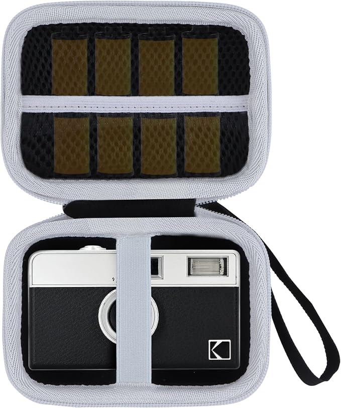 RIYADAone Case for KODAK EKTAR H35/H35N/Ultra F9/M35 Half Frame Film Camera | Hard Shell Shockproof, Portable Camera Storage, Mesh Bag Organizer, Lightweight Travel by RIYADAone