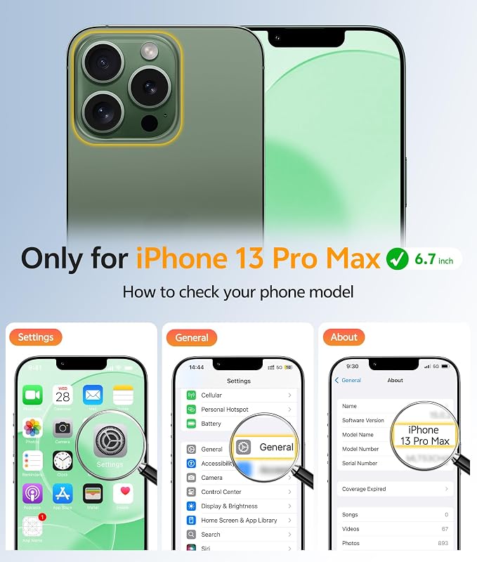 FNTCASE for iPhone 13 Pro Max Case, Fit for Magsafe, Full Camera Protection | Translucent Matte Magnetic Phone Back, 14FT Military Grade Drop Proof, Slim Shockproof Protective Cover, Green - Image 2