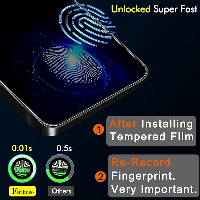 Ferilinso 3 Pack Privacy Screen Protector for Google Pixel Pro XL | 9H+ Tempered Glass, Military-Grade Shatterproof, HD, Case Friendly, Easy Installation Bubble Free - Image 6