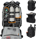 Lowepro ProTactic BP 450 AW III Camera Backpack, 4-point Access, Professional Camera Bag, DSLR/Drones/Mirrorless, Up to 16" Laptop, Rain Cover, for Photographer,Videographer, Volume 28L by Lowepro