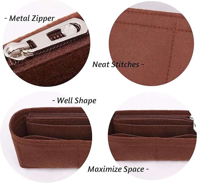 Bag Organizer for Gucci Small Camera Bag(24L x 13H x 7D cm) (Pink, Style A: Exposure) - Image 6