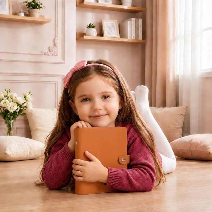 320-Pocket Photo Album for Polaroid 2x3" & Instax Mini Photos, Brown | Gift-Ready Packaging, Beautiful Photo Book, Safely Keep Your Wedding-Anniversary-Birthday-Travel Memories or Mini Cards - Image 2