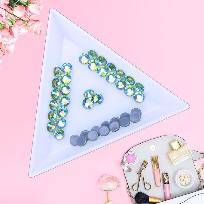 Jollin Hotfix Rhinestones Flatback Crystal Gems 7.2mm SS34, Light Green AB | 288pcs Hot Fix Crystals Glass Rhinestones for Bedazzling, Crafting, Clothes, Shoes & Accessories DIY Decoration - Image 3