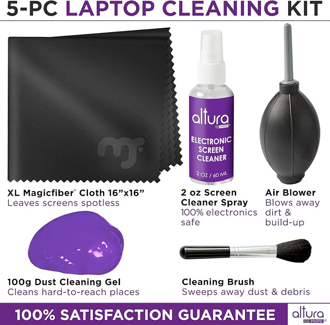 Altura Photo Keyboard Cleaner & Laptop Cleaning Kit for Computer, MacBook | Great Electronics Accessories for Screens, Camera, Phones, PC - Image 2