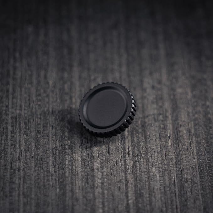 Camera Soft Release Button, 13mm Brass Shutter Button, Black | For Fujifilm X-T5/X-T4/X-T3/X-T30/X100VI/X100V, For Leica M Series, For Nikon Zf/Df,Screw-In, Knurled Grip - Image 3