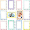 Capoda 12 Pcs 4x6 Magnetic Picture Frames Back to School Picture Frame for Refrigerator Locker Accessories Magnetic Photo Holders Colorful Fridge Photo Magnets for School Office Decorations(Checked) by Capoda