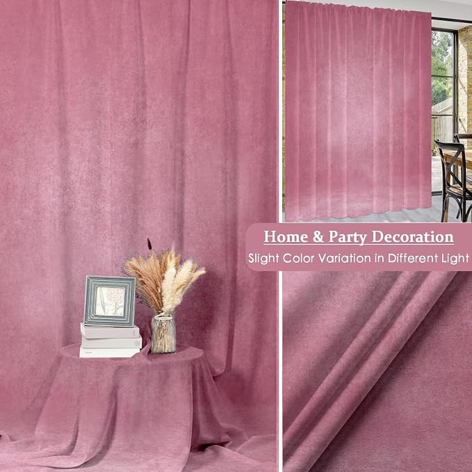 5x7 ft Pink Backdrop,Classic Abstract Texture Photo Background for Headshots,Portraits,Studio and Events,Vintage Romantic Photography Backdrop - Image 5