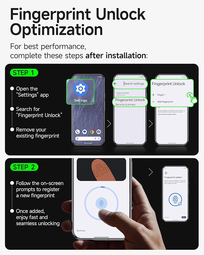 SMARTDEVIL 3 Pack Tempered Glass for Google Pixel 11 Screen Protector | HD Clear, Fingerprint Unlock, Military-Grade Shatterproof Protection, Anti-Shatter, Bubble-Free, Case Friendly, Easy Install - Image 4
