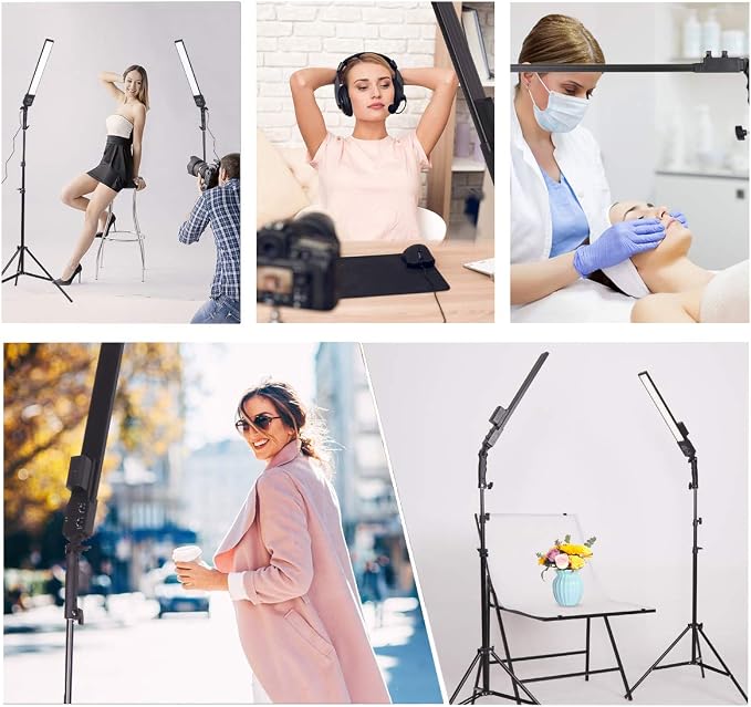 Battery Powered Photography Light Outdoor Portable Handheld Wand | LED Video Light Stick Dimmable 2800K-5500K Photo Studio Light Kit with NP-F970 Li-ion Battery and Stand for Portrait, YouTube - Image 6