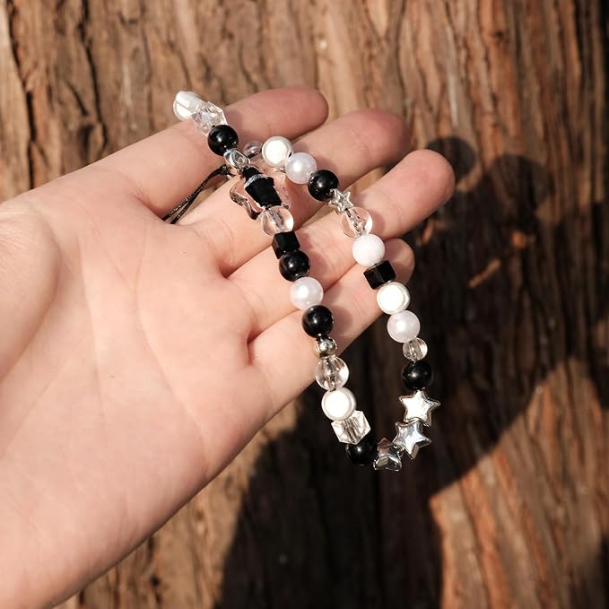 Beaded Camera Wrist Strap Cute Digital Camera Charm Strap, Phone Charm Wristlet Strap for Camera Accessories - Image 2