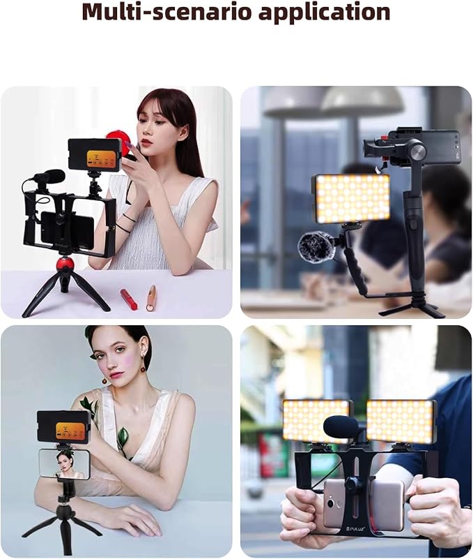 91 LED Portable Charger Selfie Light Video Conference Lighting | Clip & Camera Tripod Adapter, Rechargeable 2000mAh, CRI 96+, 4 Light Modes, For Phone iPhone Webcam Laptop Makeup - Image 5
