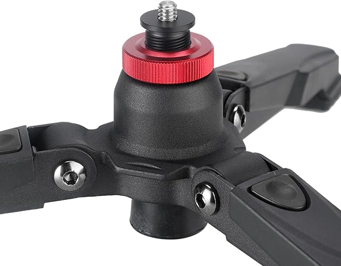 Leofoto VD-02 Monopod Base Support System, Ground Tripod, 3/8 Mounting Screw - Image 5